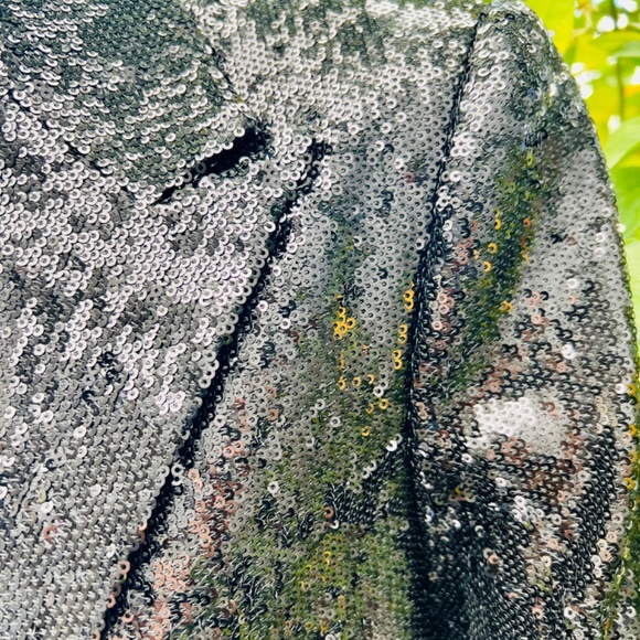 NEW WITH TAGS | UNCONDITIONAL BLACK SEQUIN BLAZER UNISEX (MENS MEDIUM) - Picture 3 of 16